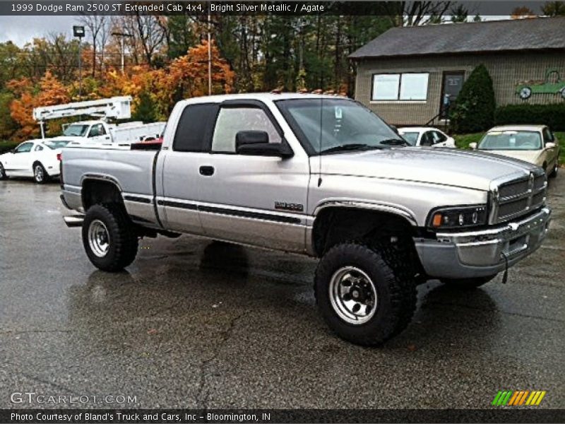 Bright Silver Metallic / Agate 1999 Dodge Ram 2500 ST Extended Cab 4x4