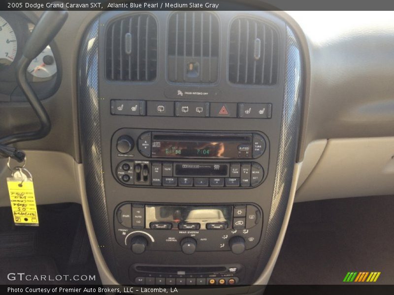 Atlantic Blue Pearl / Medium Slate Gray 2005 Dodge Grand Caravan SXT