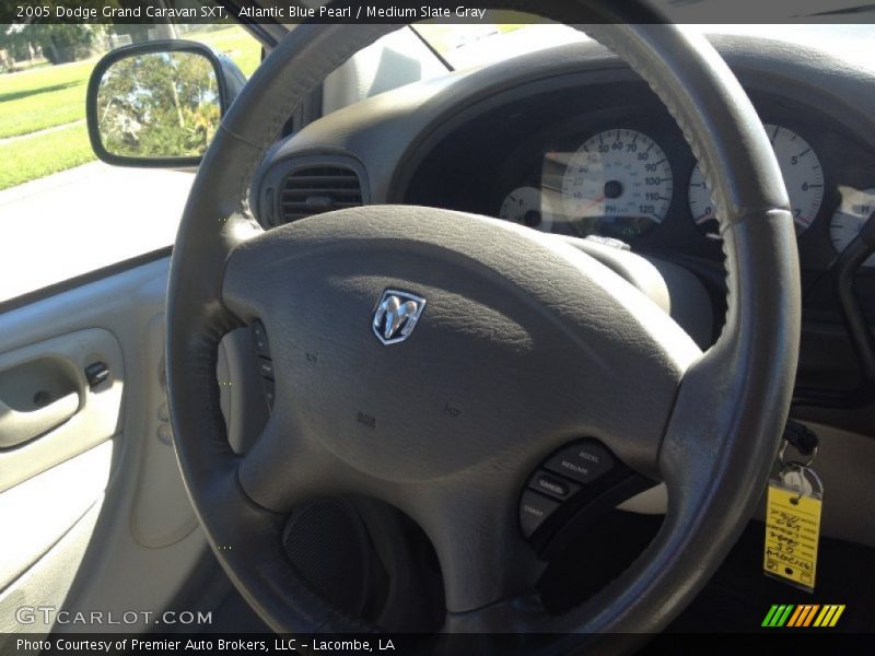 Atlantic Blue Pearl / Medium Slate Gray 2005 Dodge Grand Caravan SXT