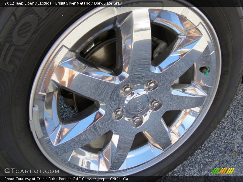 Bright Silver Metallic / Dark Slate Gray 2012 Jeep Liberty Latitude