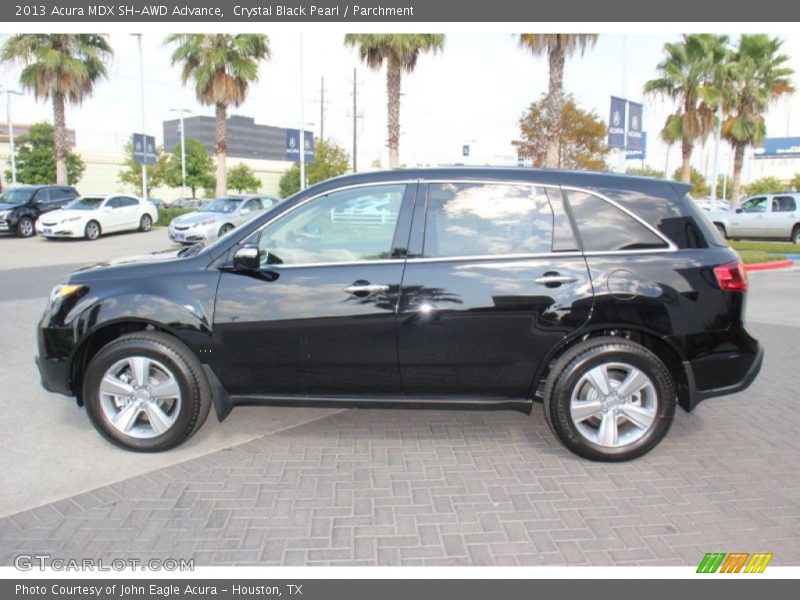 Crystal Black Pearl / Parchment 2013 Acura MDX SH-AWD Advance