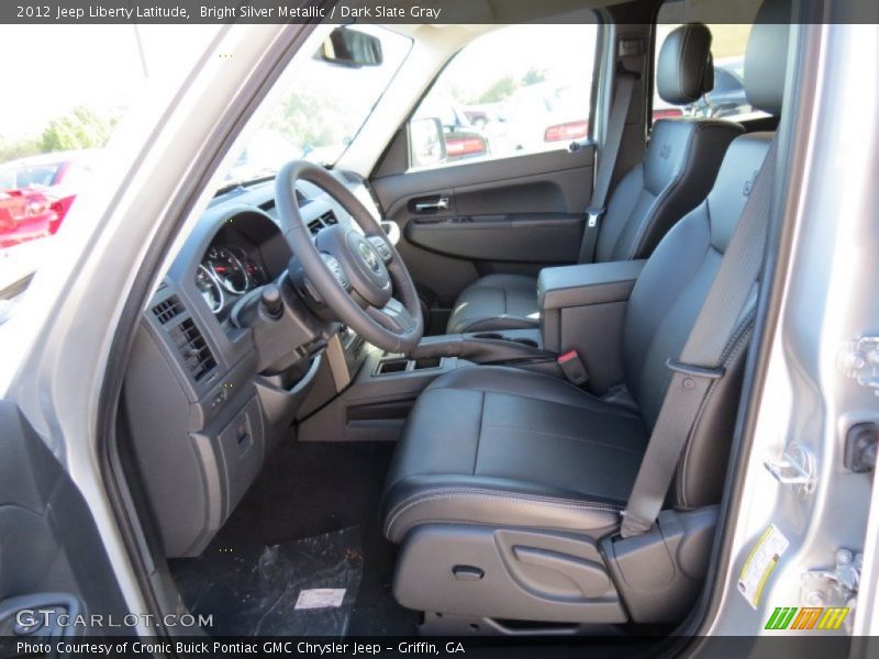 Bright Silver Metallic / Dark Slate Gray 2012 Jeep Liberty Latitude