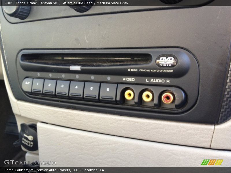Atlantic Blue Pearl / Medium Slate Gray 2005 Dodge Grand Caravan SXT