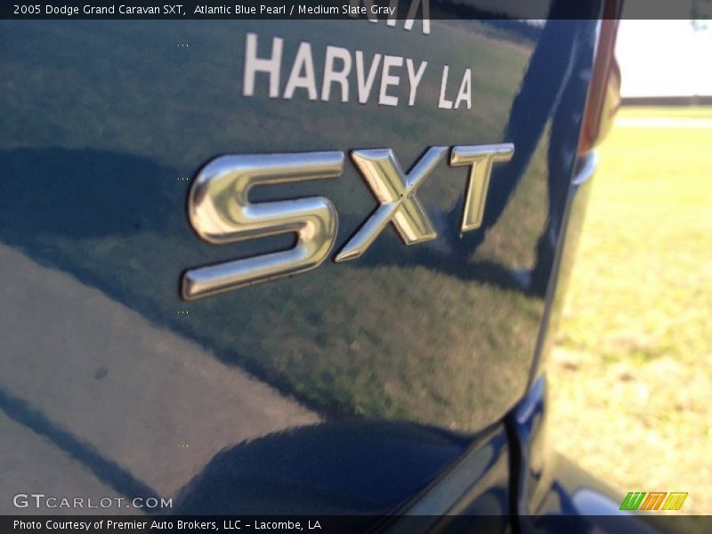 Atlantic Blue Pearl / Medium Slate Gray 2005 Dodge Grand Caravan SXT
