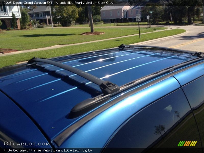Atlantic Blue Pearl / Medium Slate Gray 2005 Dodge Grand Caravan SXT