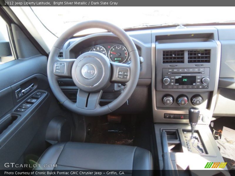 Bright Silver Metallic / Dark Slate Gray 2012 Jeep Liberty Latitude