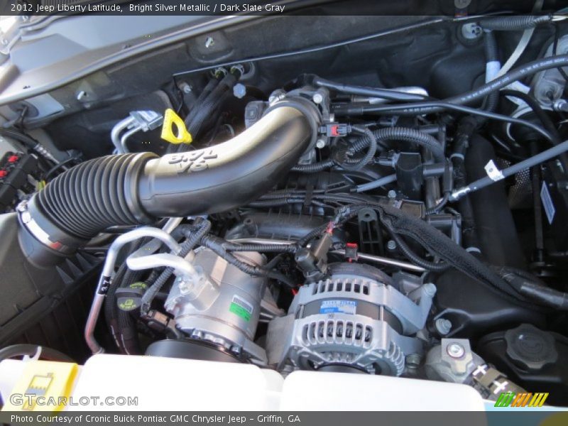 Bright Silver Metallic / Dark Slate Gray 2012 Jeep Liberty Latitude