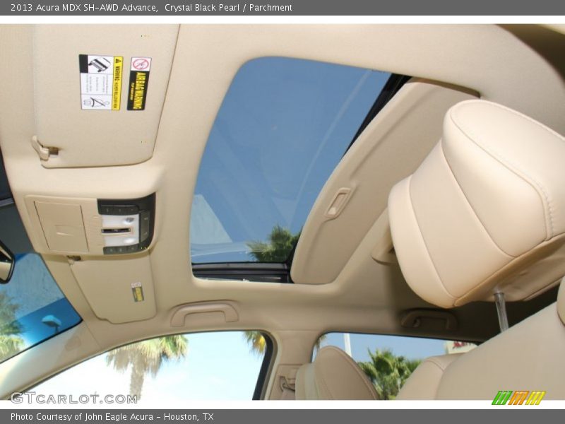 Crystal Black Pearl / Parchment 2013 Acura MDX SH-AWD Advance