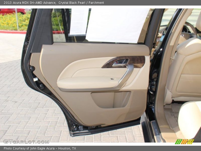 Crystal Black Pearl / Parchment 2013 Acura MDX SH-AWD Advance