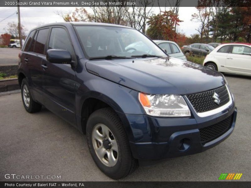 Deep Sea Blue Metallic / Black 2010 Suzuki Grand Vitara Premium 4x4