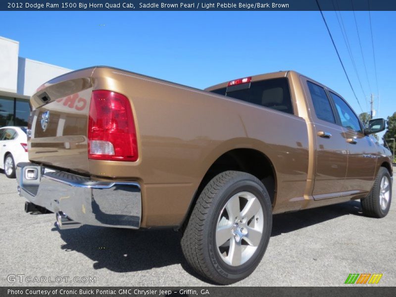  2012 Ram 1500 Big Horn Quad Cab Saddle Brown Pearl