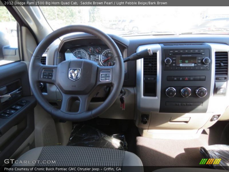 Dashboard of 2012 Ram 1500 Big Horn Quad Cab