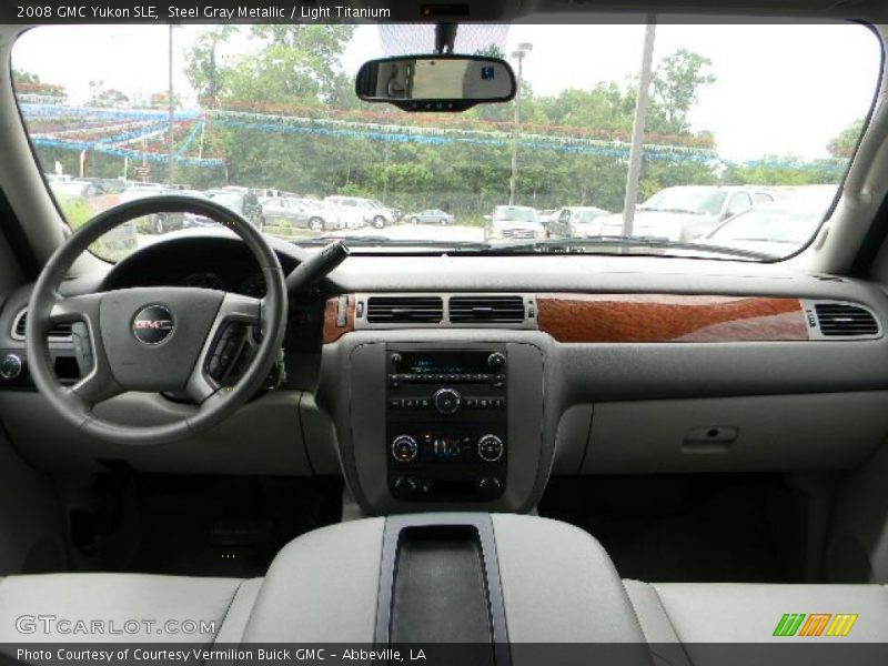 Steel Gray Metallic / Light Titanium 2008 GMC Yukon SLE