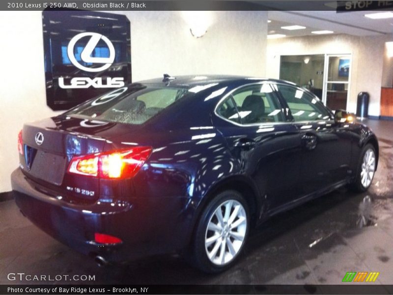 Obsidian Black / Black 2010 Lexus IS 250 AWD