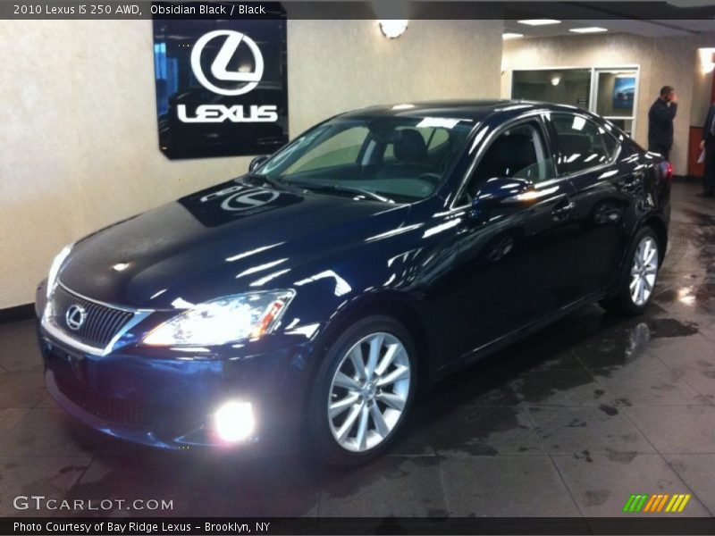 Obsidian Black / Black 2010 Lexus IS 250 AWD