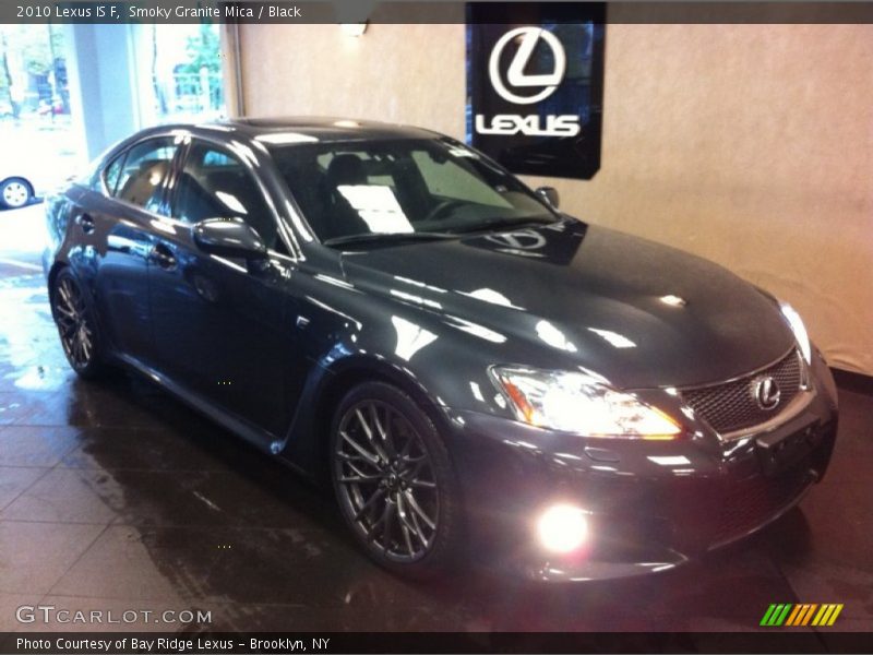 Smoky Granite Mica / Black 2010 Lexus IS F