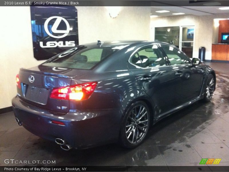 Smoky Granite Mica / Black 2010 Lexus IS F