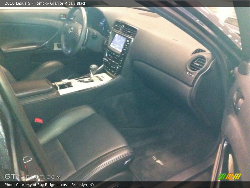 Smoky Granite Mica / Black 2010 Lexus IS F