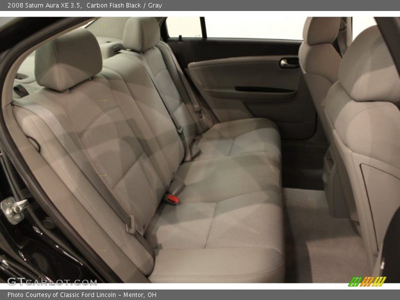 Carbon Flash Black / Gray 2008 Saturn Aura XE 3.5
