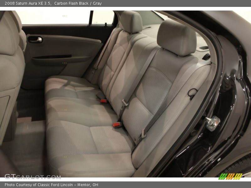 Carbon Flash Black / Gray 2008 Saturn Aura XE 3.5