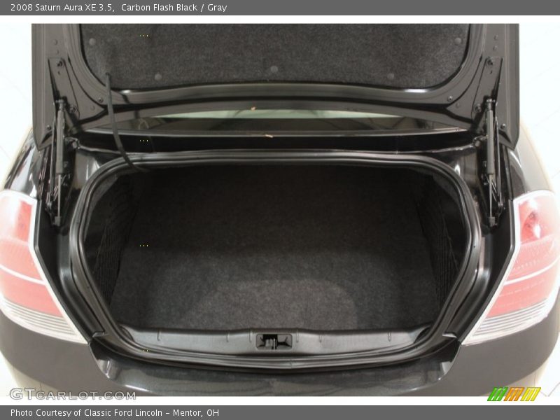 Carbon Flash Black / Gray 2008 Saturn Aura XE 3.5