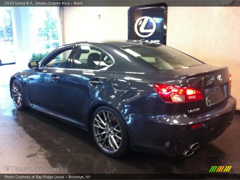 Smoky Granite Mica / Black 2010 Lexus IS F