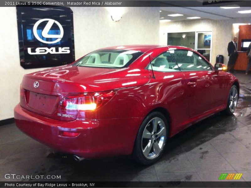 Matador Red Mica / Alabaster 2011 Lexus IS 350C Convertible