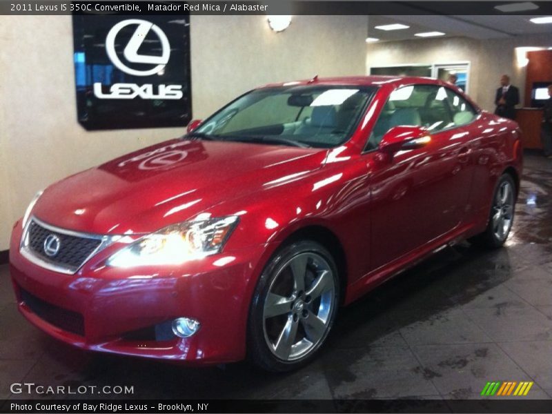 Matador Red Mica / Alabaster 2011 Lexus IS 350C Convertible