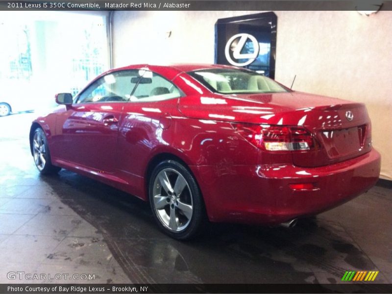 Matador Red Mica / Alabaster 2011 Lexus IS 350C Convertible