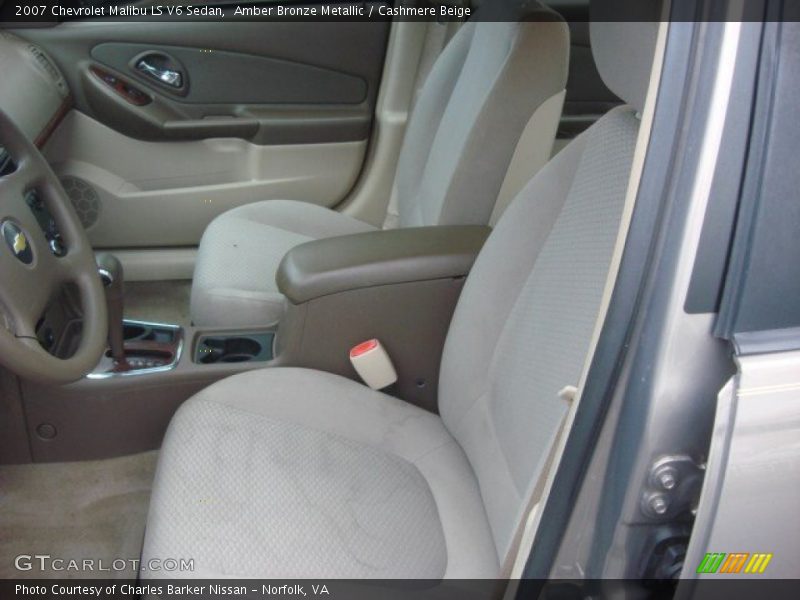 Front Seat of 2007 Malibu LS V6 Sedan