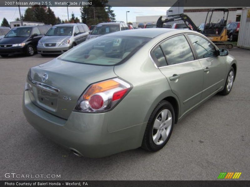 Metallic Jade / Blond 2007 Nissan Altima 2.5 S