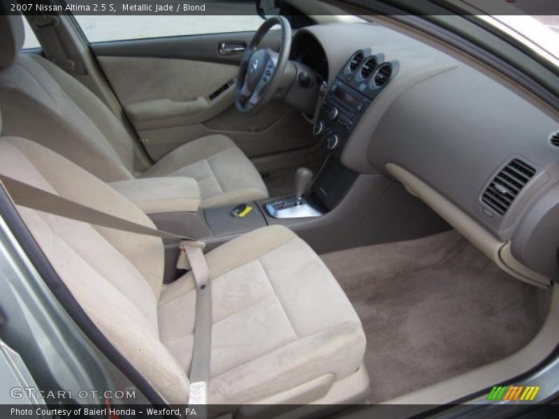 Metallic Jade / Blond 2007 Nissan Altima 2.5 S