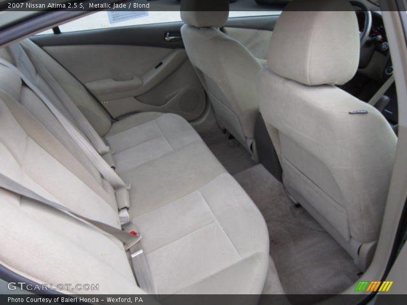 Metallic Jade / Blond 2007 Nissan Altima 2.5 S