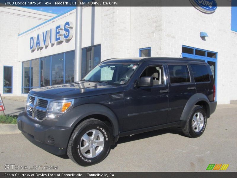 Modern Blue Pearl / Dark Slate Gray 2008 Dodge Nitro SXT 4x4