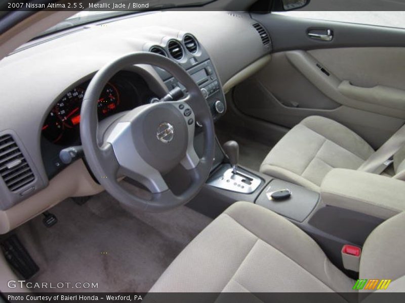 Metallic Jade / Blond 2007 Nissan Altima 2.5 S