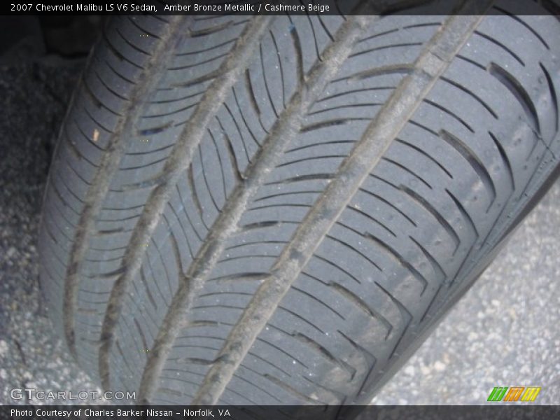 Amber Bronze Metallic / Cashmere Beige 2007 Chevrolet Malibu LS V6 Sedan