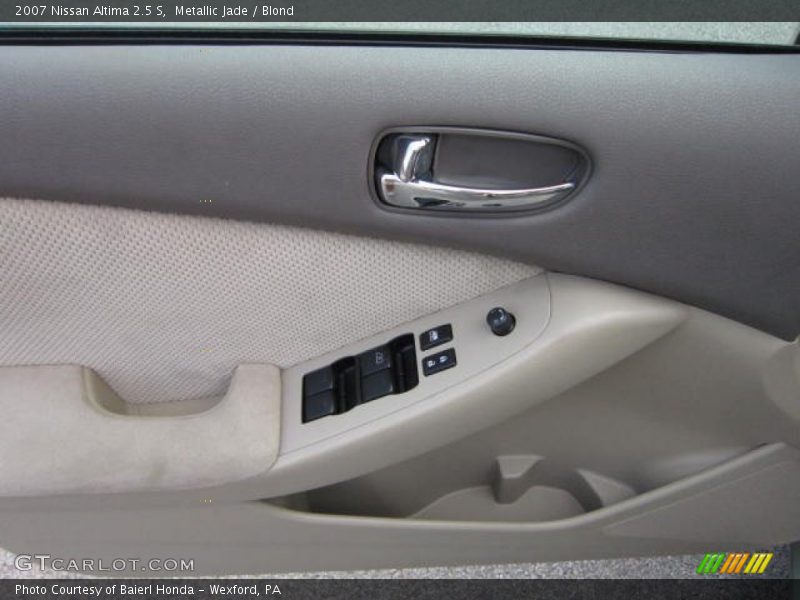Metallic Jade / Blond 2007 Nissan Altima 2.5 S
