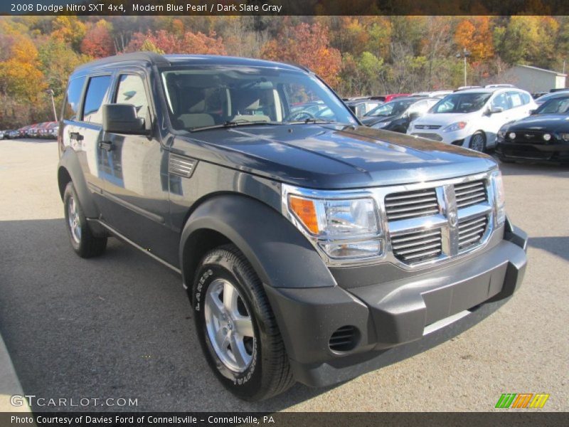 Modern Blue Pearl / Dark Slate Gray 2008 Dodge Nitro SXT 4x4