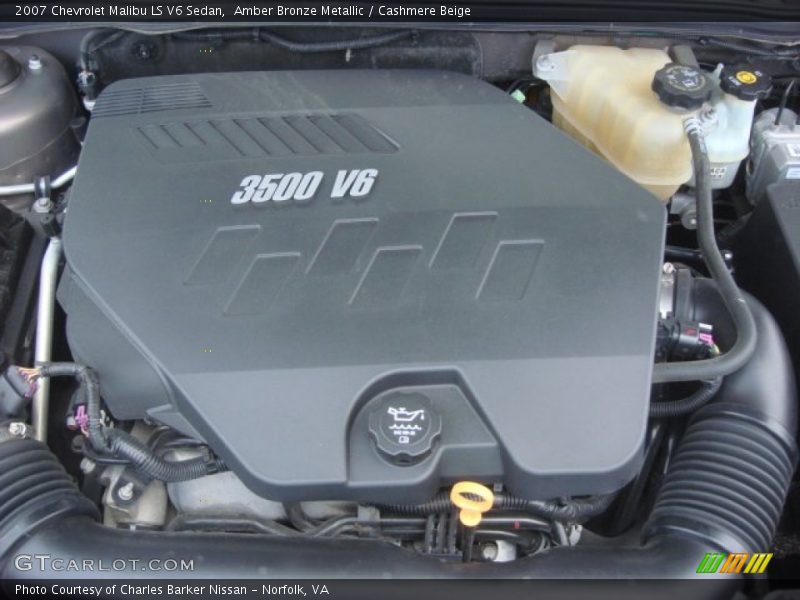  2007 Malibu LS V6 Sedan Engine - 3.5 Liter OHV 12-Valve V6
