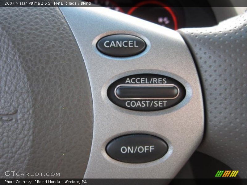 Metallic Jade / Blond 2007 Nissan Altima 2.5 S