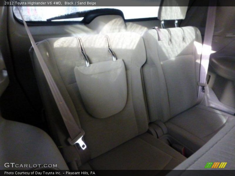 Black / Sand Beige 2012 Toyota Highlander V6 4WD