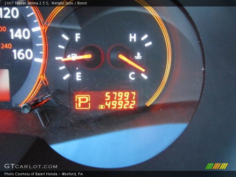 Metallic Jade / Blond 2007 Nissan Altima 2.5 S