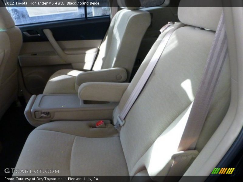 Black / Sand Beige 2012 Toyota Highlander V6 4WD
