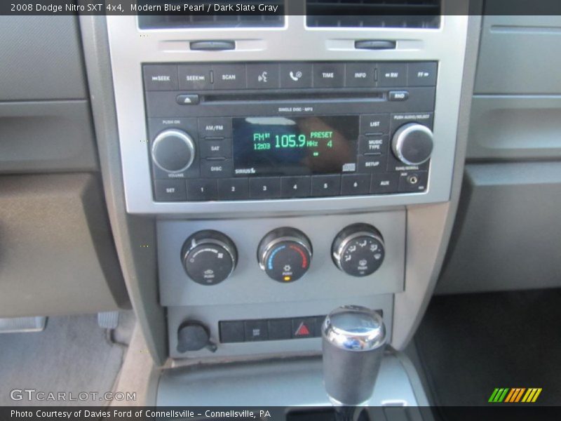 Modern Blue Pearl / Dark Slate Gray 2008 Dodge Nitro SXT 4x4