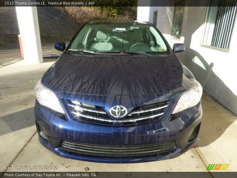 Nautical Blue Metallic / Ash 2013 Toyota Corolla LE