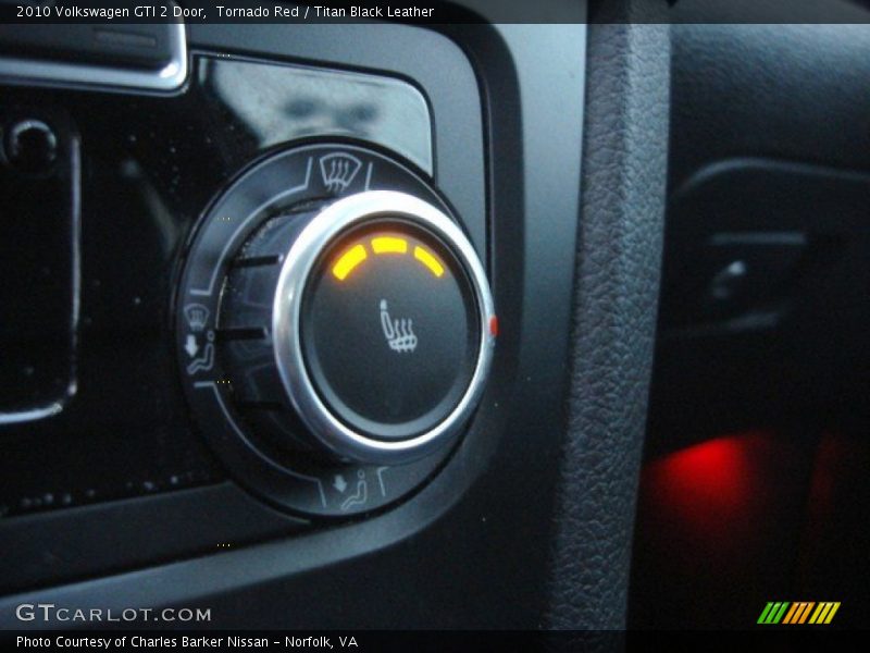 Controls of 2010 GTI 2 Door