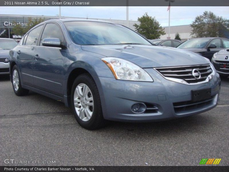 Ocean Gray / Charcoal 2011 Nissan Altima 2.5 SL