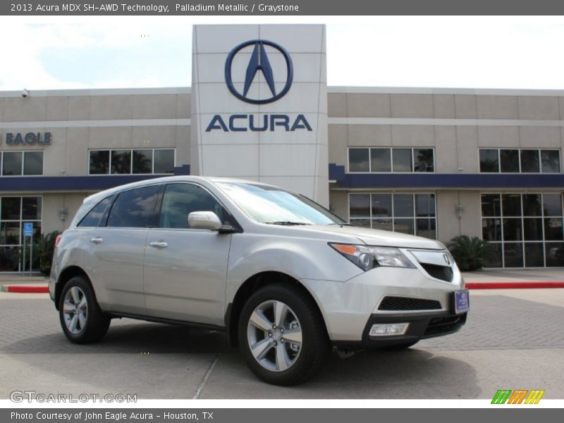 Palladium Metallic / Graystone 2013 Acura MDX SH-AWD Technology