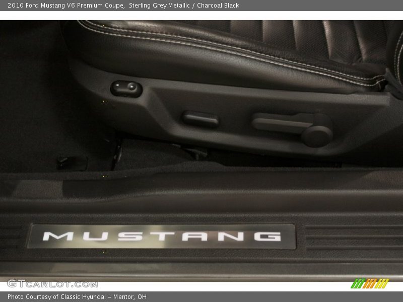 Front Seat of 2010 Mustang V6 Premium Coupe