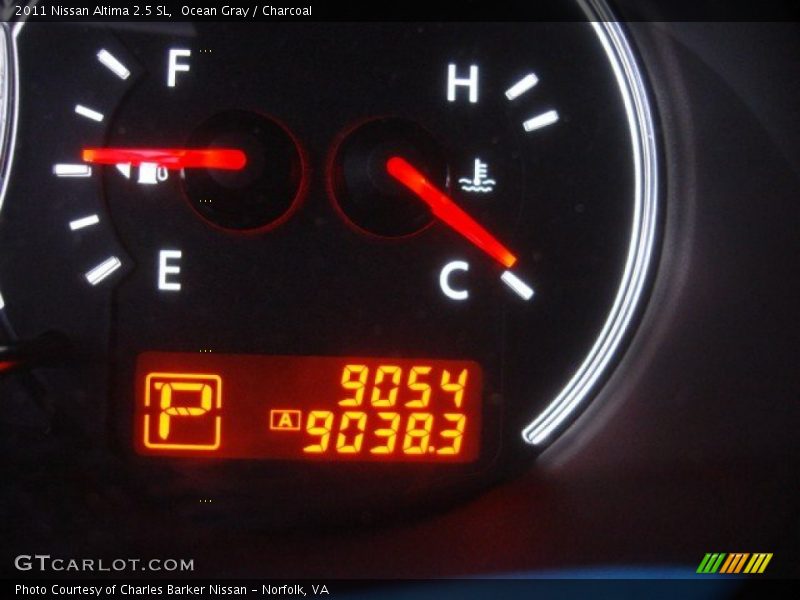 Ocean Gray / Charcoal 2011 Nissan Altima 2.5 SL